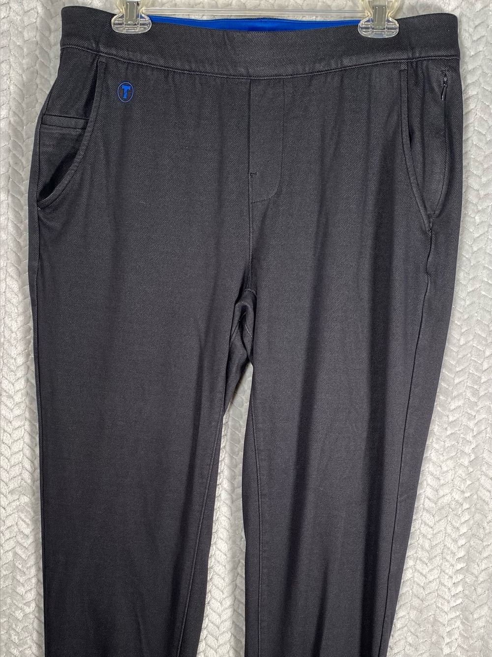 Twillory Mens Performance Joggers Size Large L Charcoal Grey Athlounger Pants